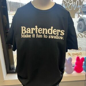 Brand new unisex T-shirt bartenders